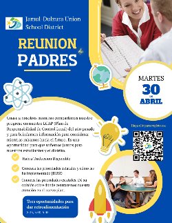 Spanish Parent Meeting Flyer